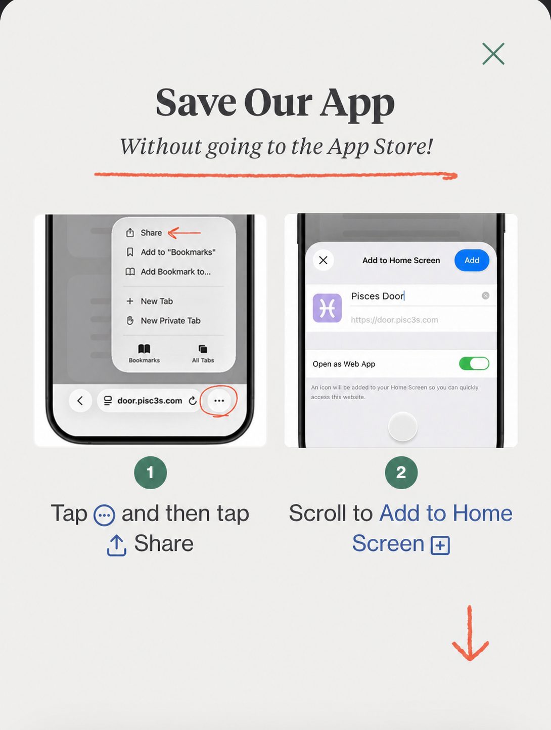 How to add to home screen